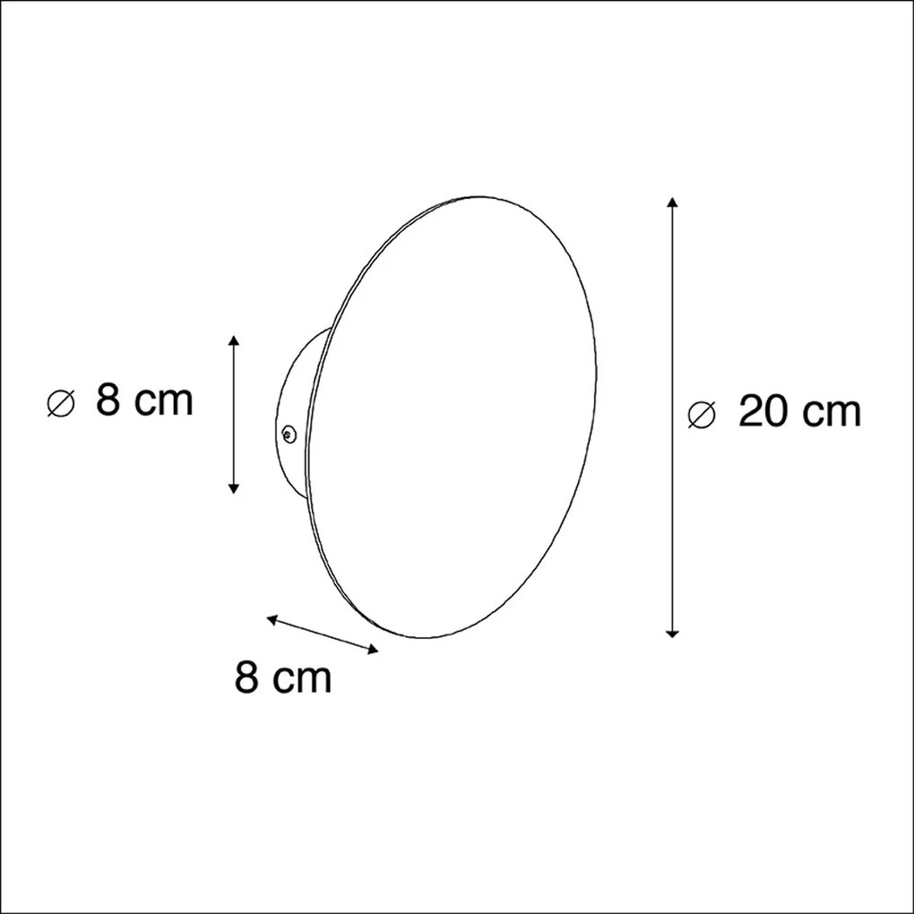 Design wandlamp goud kantelbaar - Pulley Design G9 rond Binnenverlichting Lamp