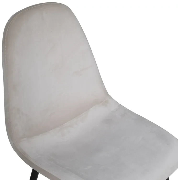 Jörn Eetkamerstoel - Inger - Beige - Fluweel - Jörn