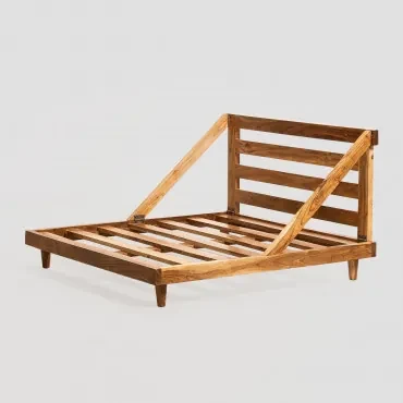 Basis Voor Modulaire Sofa Yebel (100x100 Cm) Rustiek Hout - Sklum