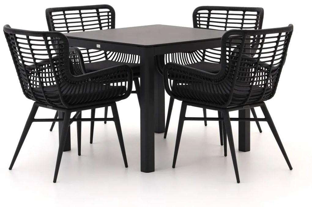 Diningset Intenso  | 4 personen | Tuinset kunststof | 5-delig | Kees Smit Tuinmeubelen