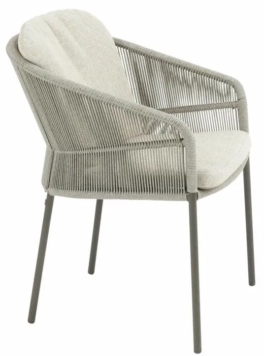 Taste by 4 Seasons Florence tuinset terre met Prado tafel keramiek 240 cm Tuinstoel bruin weerbestendig