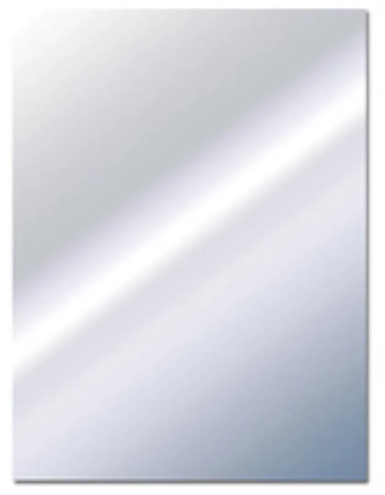 Spiegel Basic Plieger Rechthoekig 4mm 60x45cm Zilver
