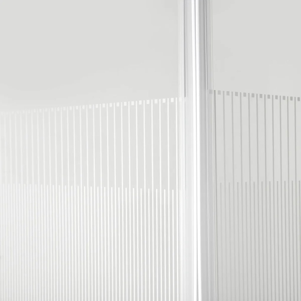Kerra Xenia douchecabine met schuifdeur 90x90cm wit mat
