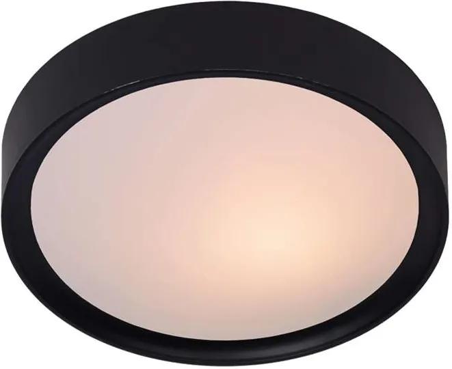 Lucide plafondlamp Lex - Ø36 cm - zwart - Leen Bakker