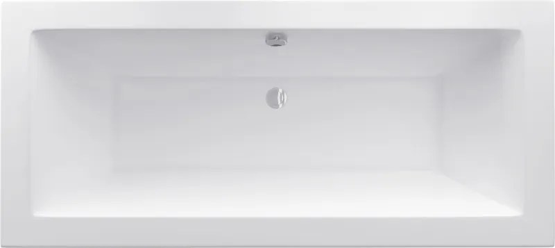 Mexen Cube rechthoekig bad 180 x 90 cm met ombouw, wit - 55051809000X
