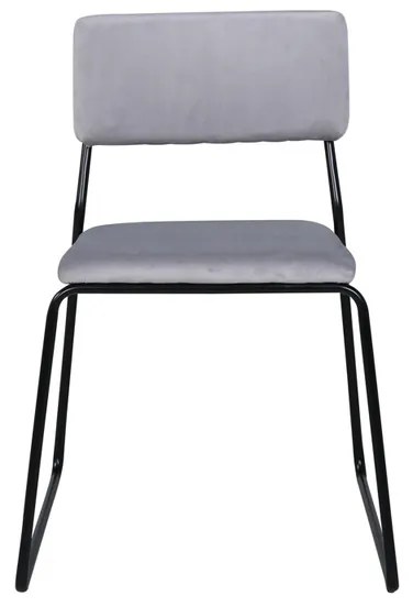 Jörn Eetkamerstoel - Floor - Lichtgrijs - Fluweel - Jörn