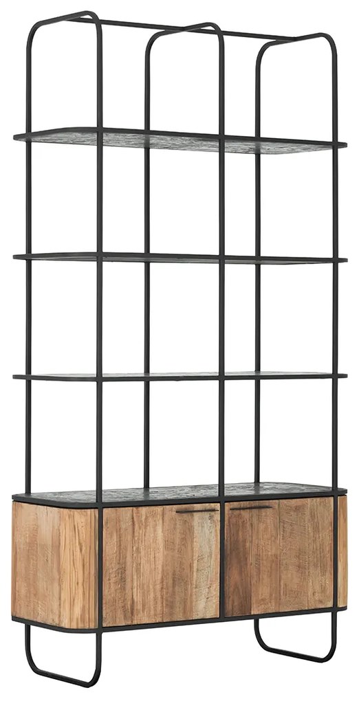 DTP Home Soho Stellingkast Teak En Mortex - 110x45x210cm.