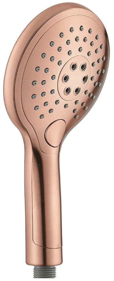 Saniclear Evolution opbouw regendouche met 20cm hoofddouche en 2 standen handdouche geborsteld koper