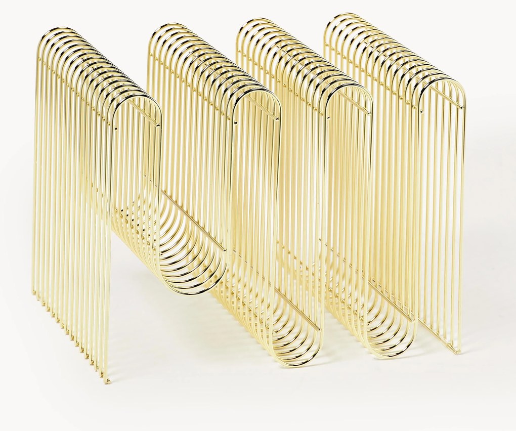 Metalen tijdschriftenhouder Curva