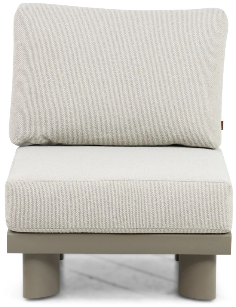 Hoek loungeset 6 personen Aluminium/Rope /Ceramic stone Taupe  Santika Furniture Santika