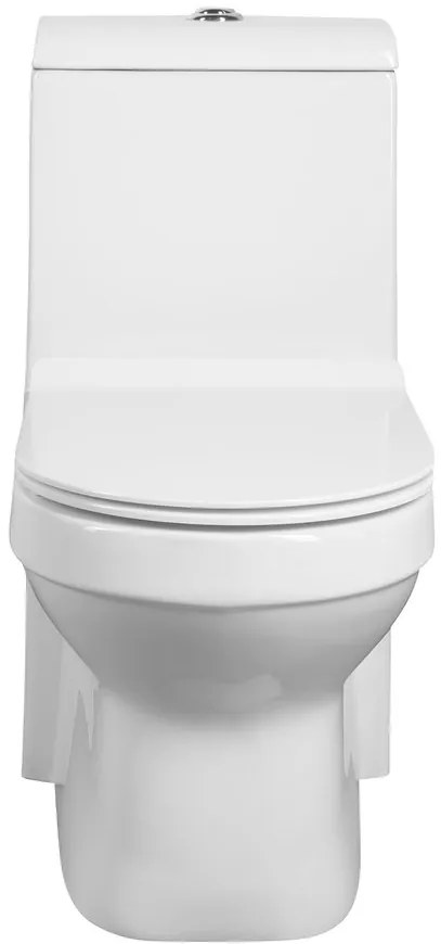 Sapho Hubert staand toilet duoblok PK wit