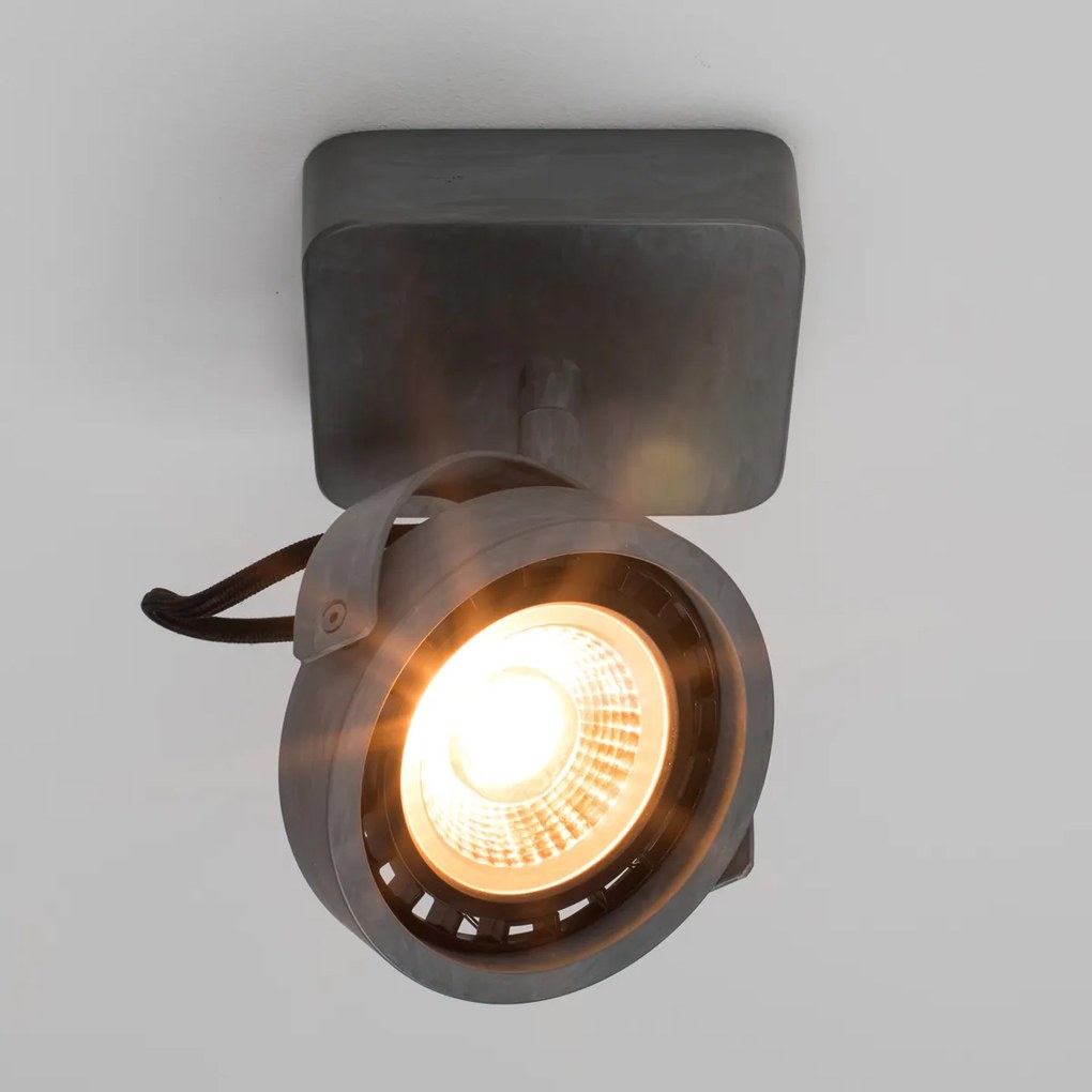 Zuiver Dice-1 DTW Metalen LED Spotje Grijs