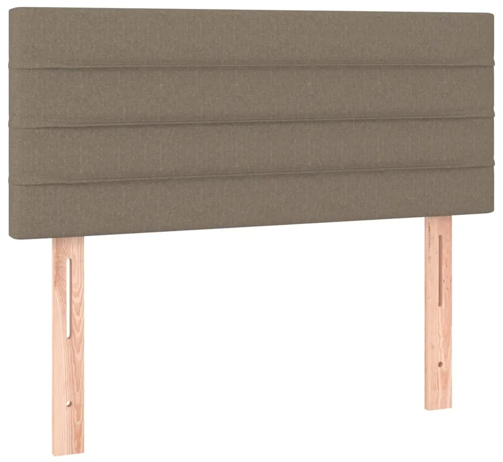 vidaXL Hoofdbord 90x5x78/88 cm stof taupe