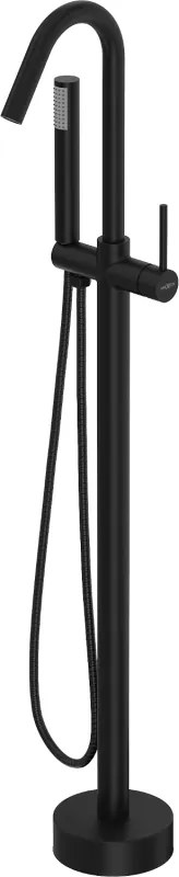 Mexen Gaja vrijstaande badkraan, zwart - 75333-70