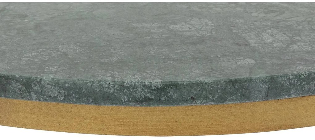 Goossens Nachtkastje Stone Green, marmer groen, elegant chic, 46 x 62 x 27 cm