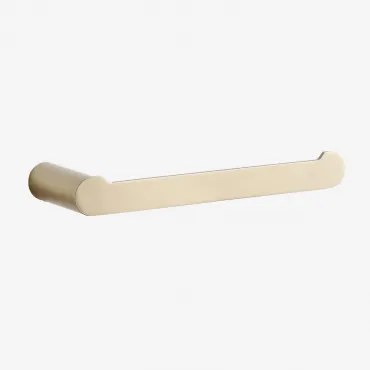 Wandhanddoekrek Met Stang ↔︎20cm Voor Badkamer In Rvs Alameda Goud - Sklum