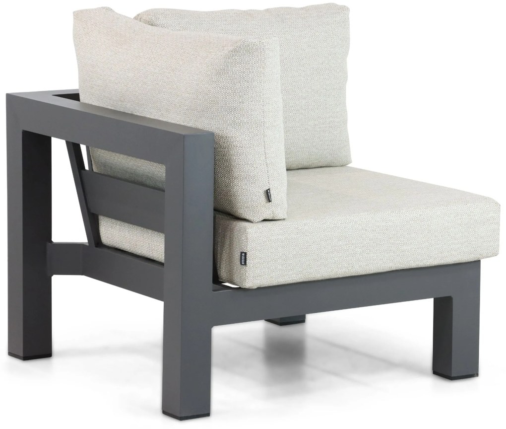 Hoek loungeset 5 personen Aluminium Grijs  Lifestyle Garden Furniture Luca