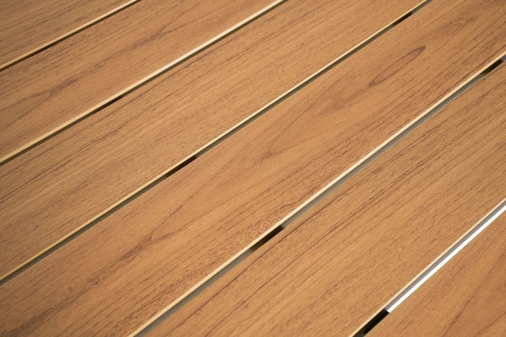 Dining Tuintafel rechthoekig 160x90 cm Grijs Creta