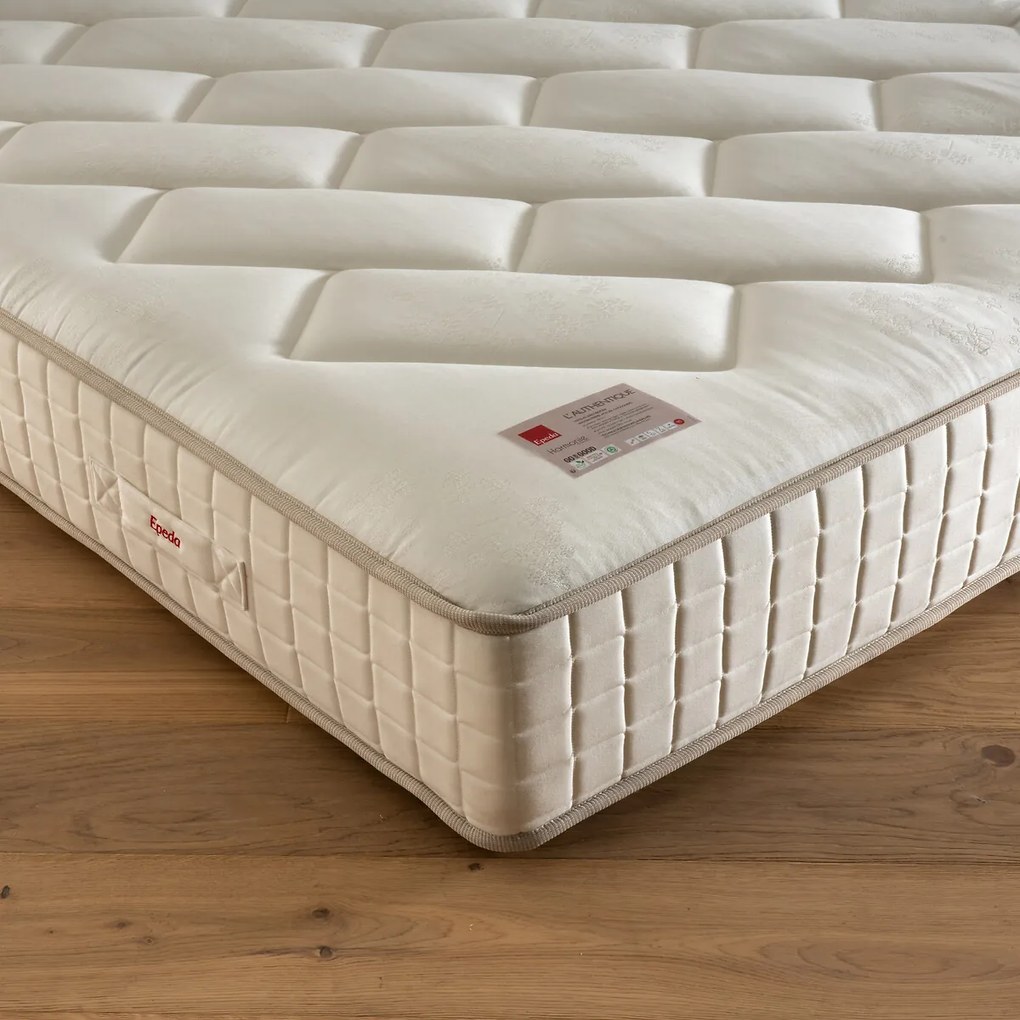 Ensemble matras met veren l'Authentique + beddenbodem