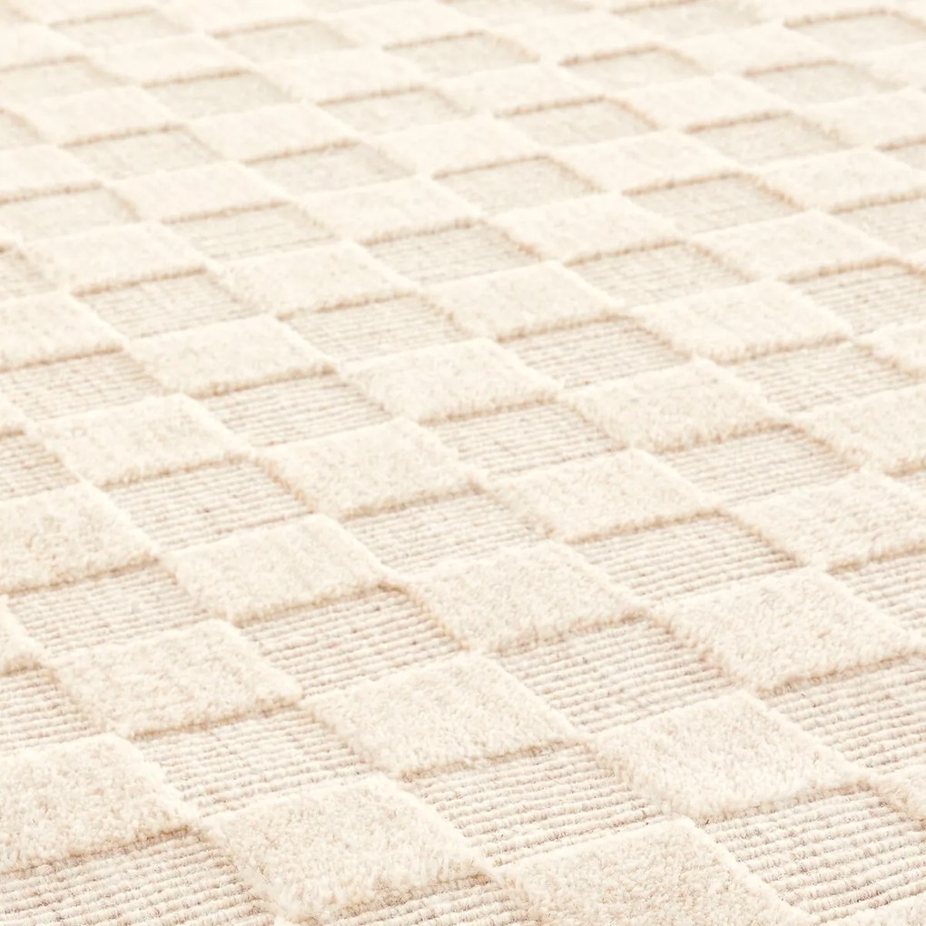 Effen dambord vloerkleed, Bilmo