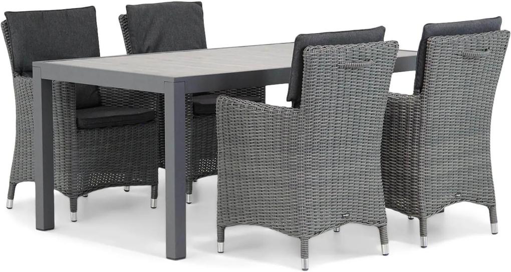 Garden Collections Springfield/Residence 164 cm dining tuinset 5-delig