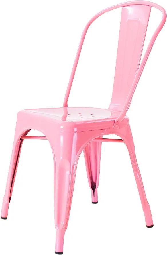 Legend Café stoel - Flamingo- Tolix - Xavier Pauchard - Chaise A - RAL - Horeca - Eetkamerstoel - Roze - Pastel - Staal