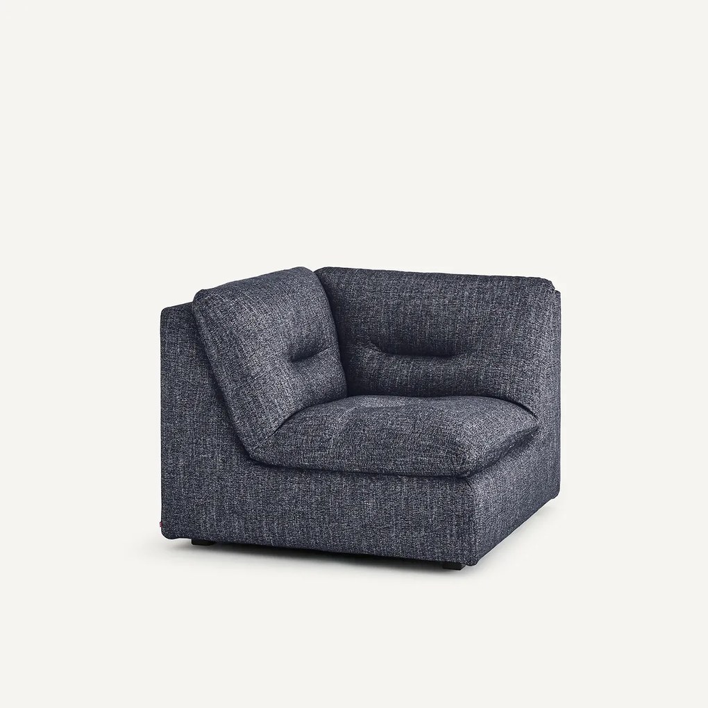 Modulaire 90° hoek in gemêleerde stof, GIULIANO