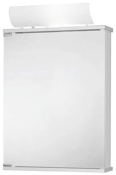 Go by Van Marcke Entro spiegelkast - 50x74x14cm - met verlichting - 1 stopcontact - MDF wit 111911020-0140