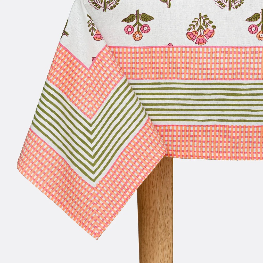 Bedrukt tafelkleed, gewassen katoen, VANDI