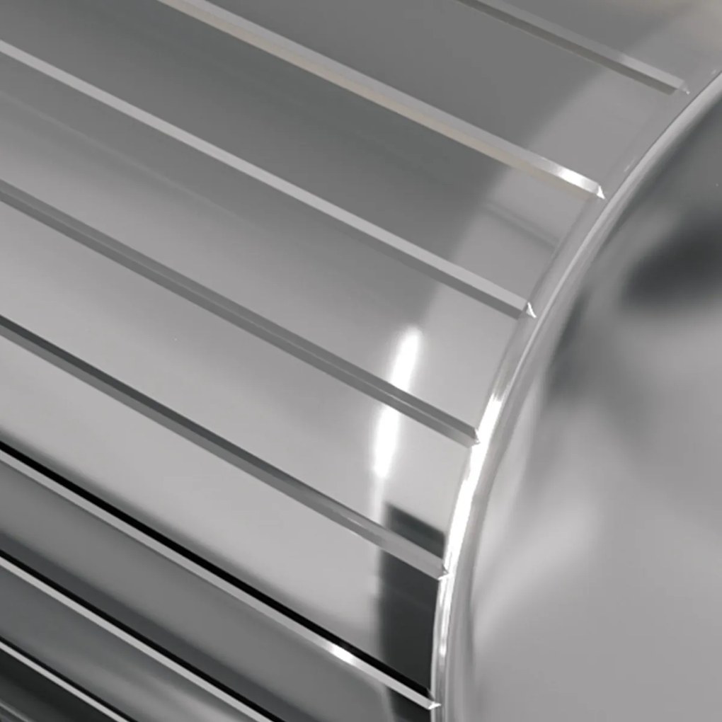 Brauer Stripe 3-weg inbouwthermostaat met drukknoppen chroom