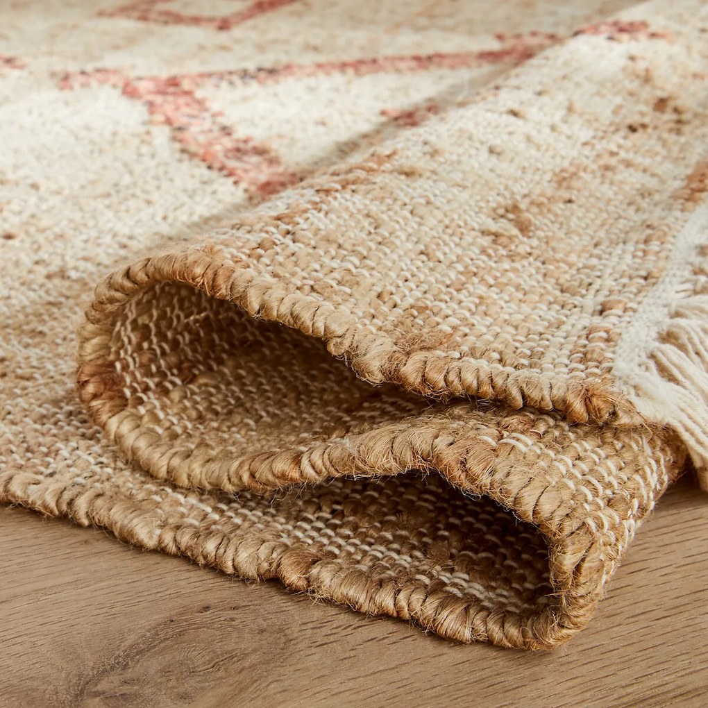 Vloerkleed voor in de hall, in jute, handgeweven, Panaji