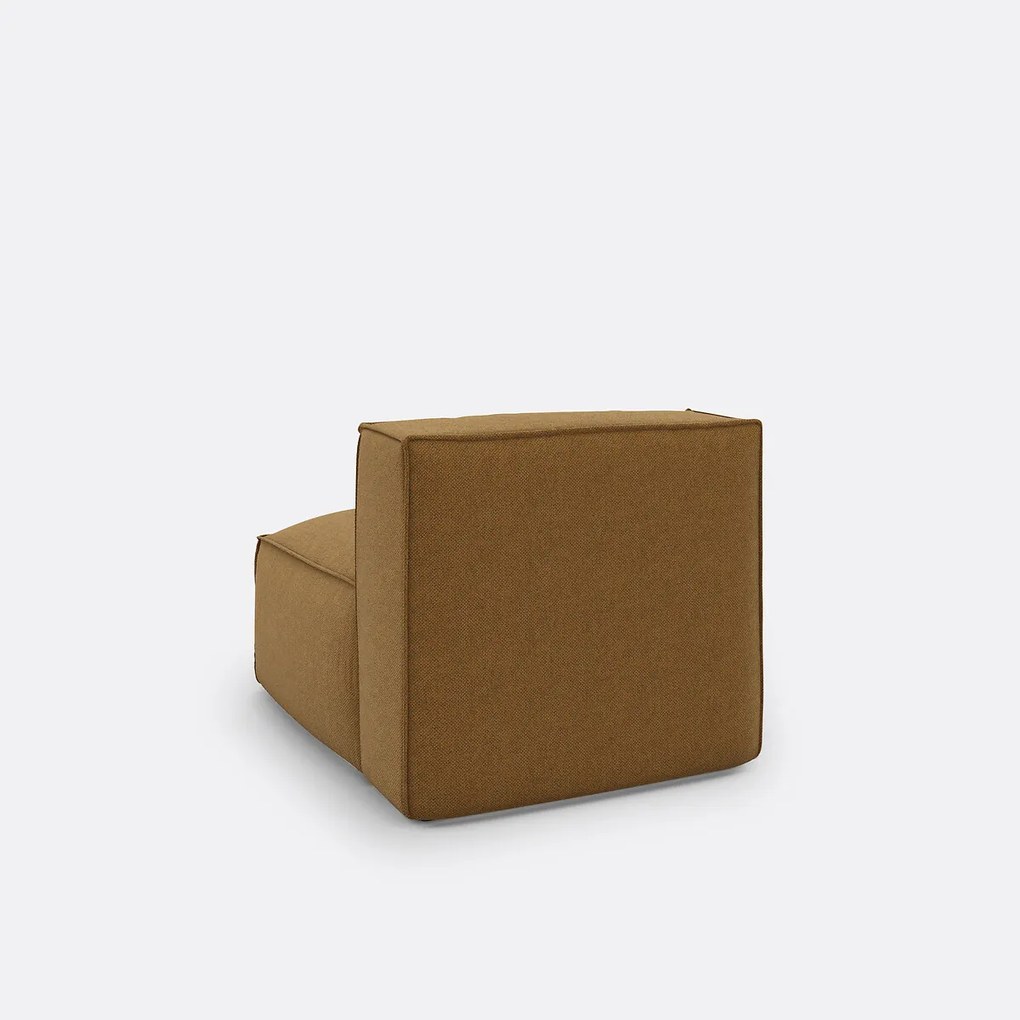 Element voor modulaire bank, in structuurstof, Seven