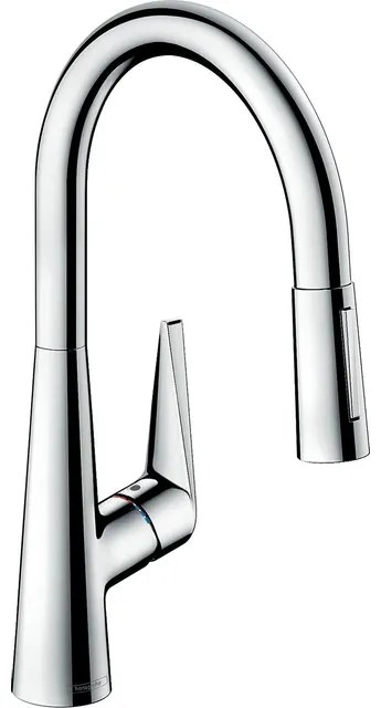 Hansgrohe Talis 1-gr keukenmkr 160 uittrekb vuistdouche chroom 72817000