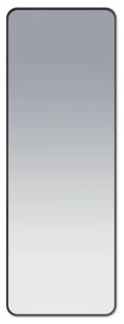 Saniclass Retro Line Rectangle Spiegel - 140x50cm - rechthoek - afgerond - frame - mat zwart NAK002-RECT-MB