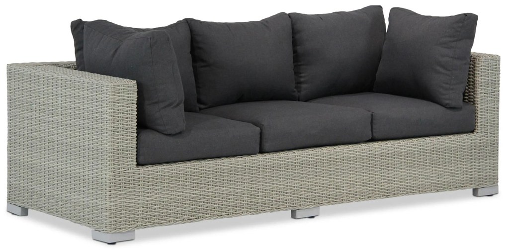 Stoel en Bank Loungeset Wicker Grijs Garden Collections Toronto
