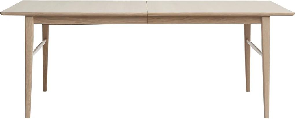24Designs Herborg Verlengbare Eettafel - 170-260x90x75 - Eiken White Wash