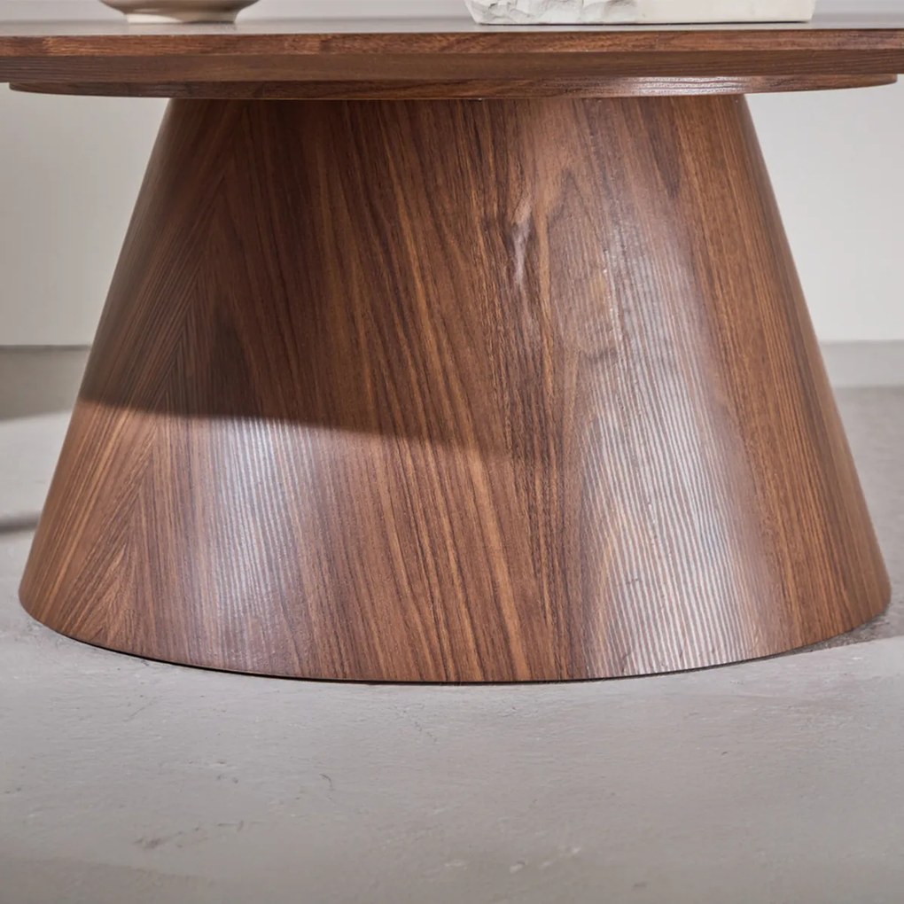 Moderne Salontafel Met Ronde Hoeken - 92 X 120cm.