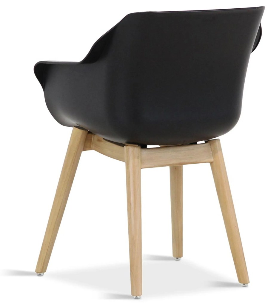 Tuinset 6 personen 240 cm Kunststof Zwart Hartman Sophie