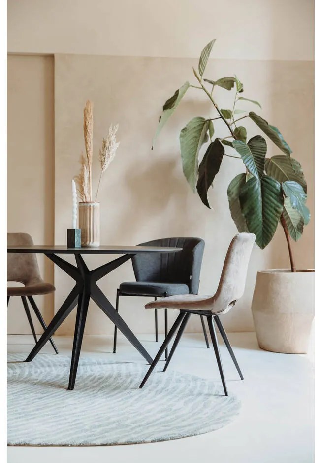 Goossens Excellent Eettafel Uniek, Rond 120 x 120 cm