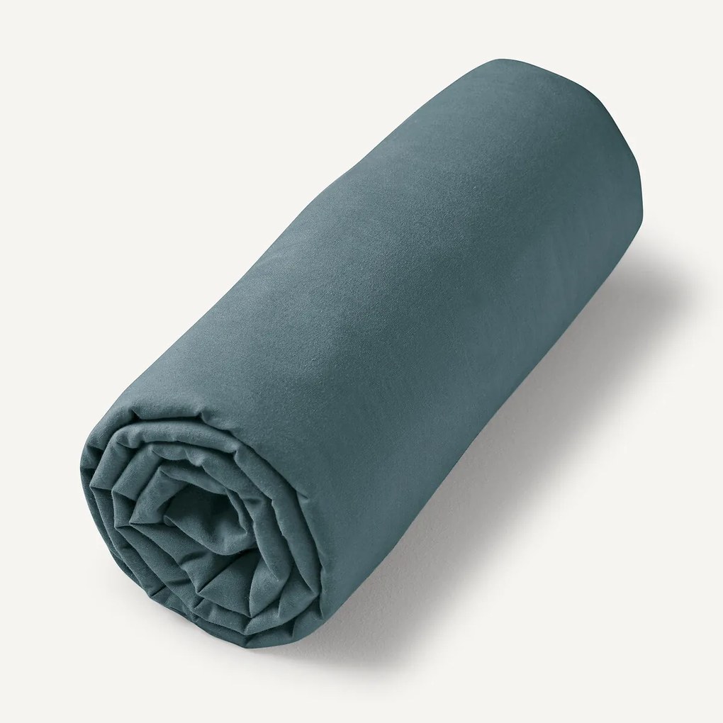 Hoeslaken in gewassen voilekatoen, Gypse