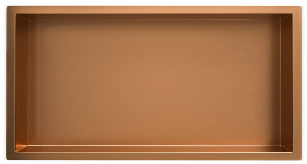 Mueller Bronzo inbouwnis 60x30x7cm geborsteld brons koper