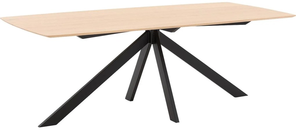 Goossens Excellent Eettafel Uniek, Semi rechthoekig 220 x 100 cm