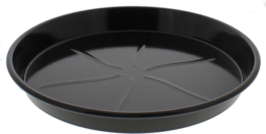 Druippan Large Ã¸ 34 cm staal zwart