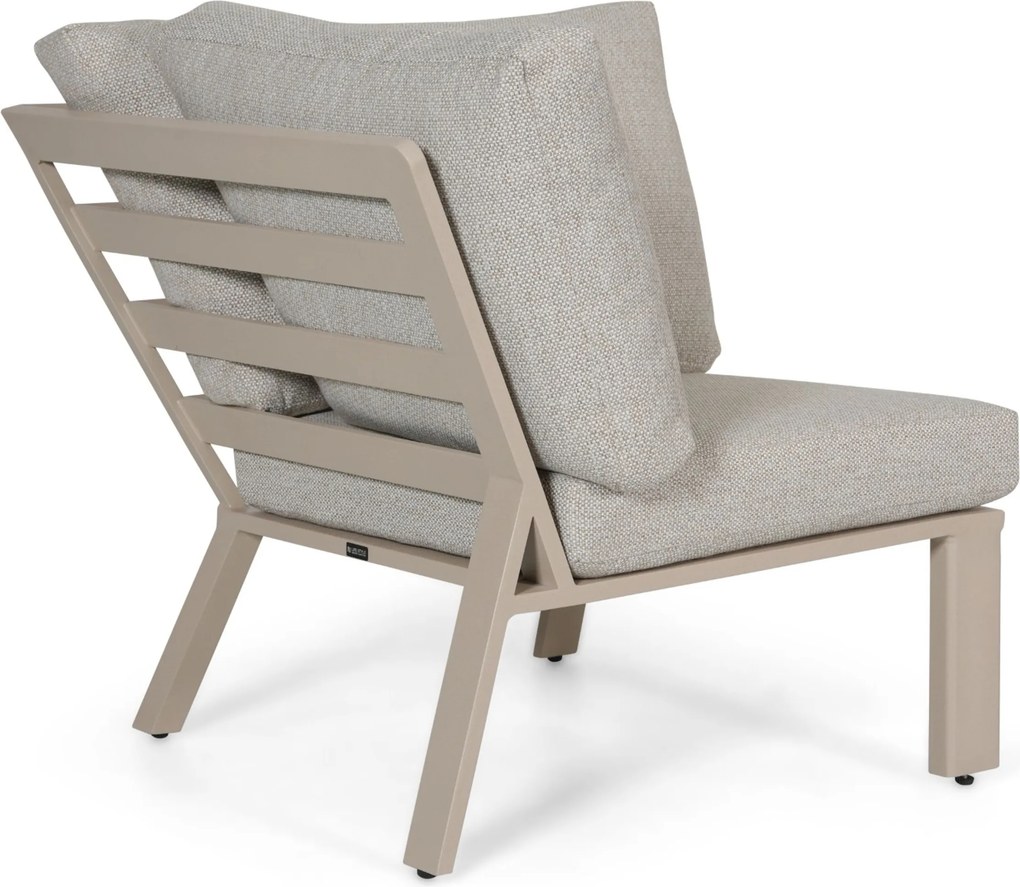 Hoek loungeset 5 personen Aluminium Zand/Beige  Lifestyle Garden Furniture Melone