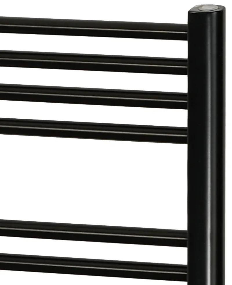Haceka Gobi design radiator 162x59cm zwart, 6 punts