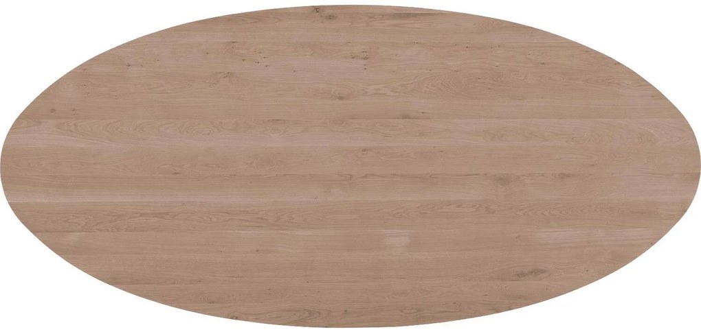 Goossens Excellent Eettafel Gs-1302, Ovaal 200 x 110 cm