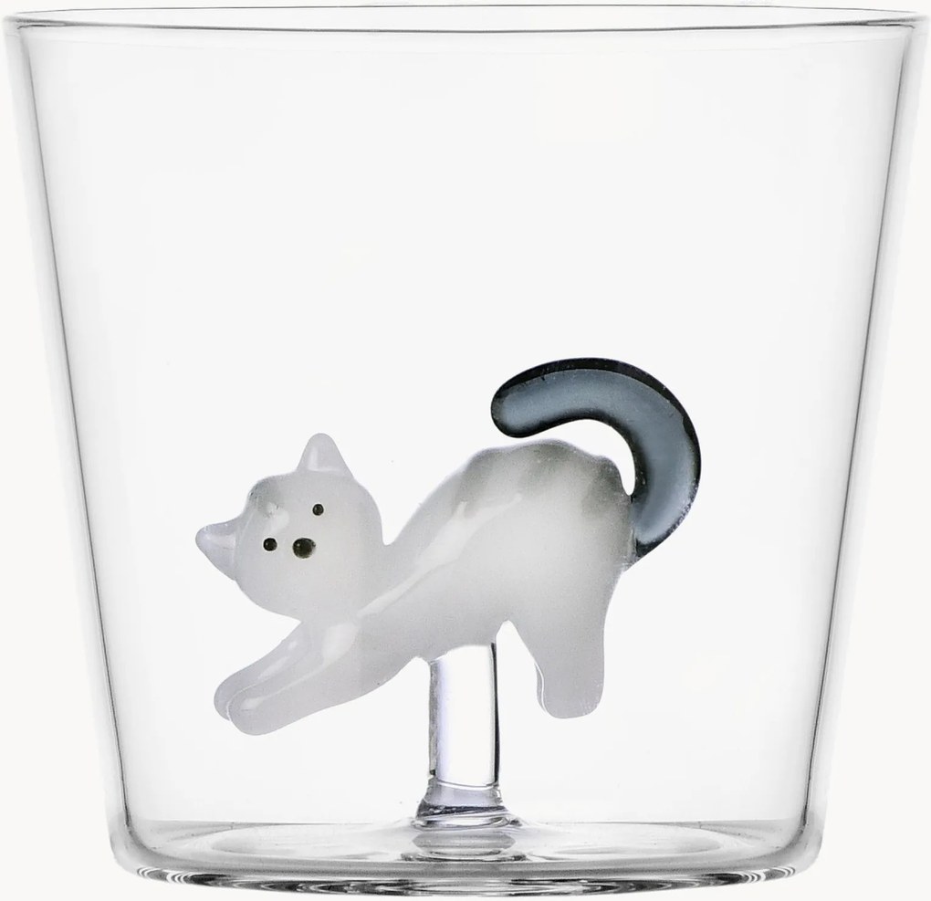Handgemaakt borosilicaat glas Tabby-kat
