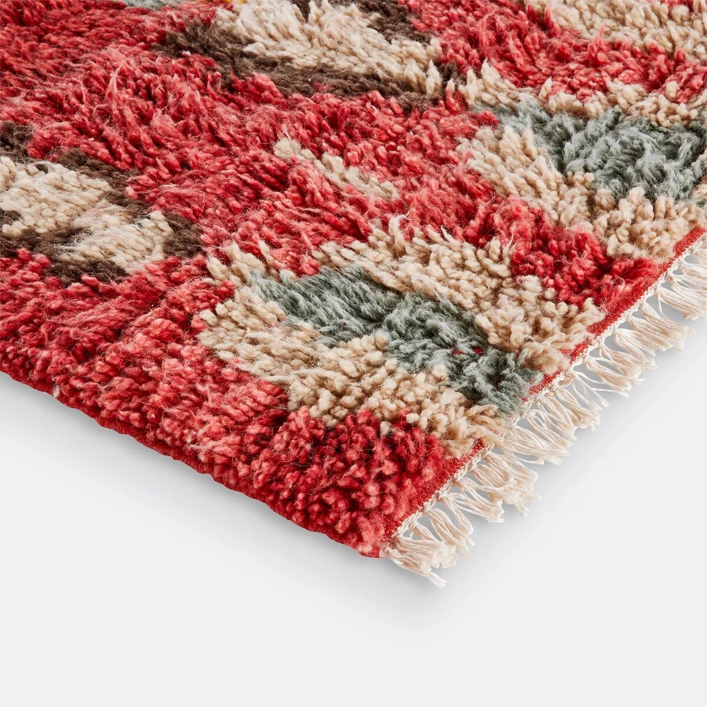 Gekleurd vloerkleed in berber stijl, Shiva