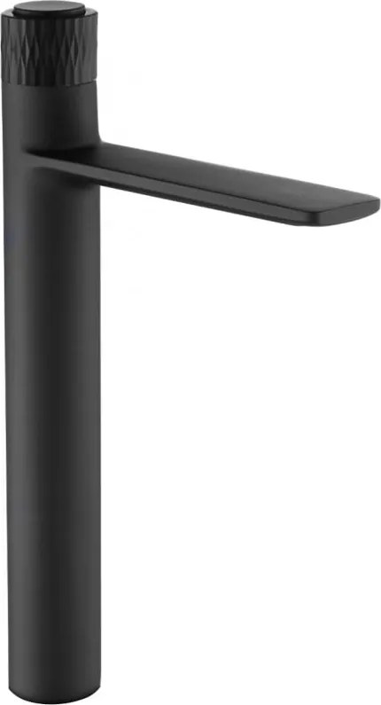 Mexen Zero+ hoge wastafelmengkraan, zwart - 71610-70