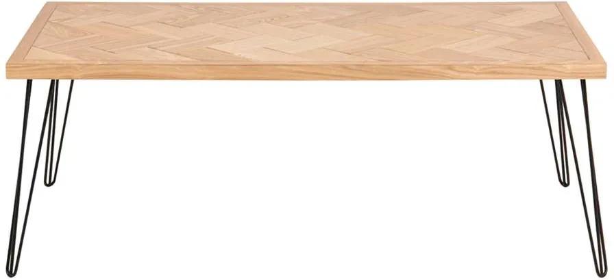 Salontafel Crosby - naturel - 45x120x60 cm - Leen Bakker